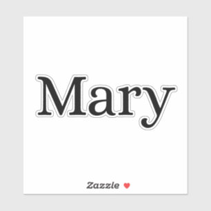 Mary Aufkleber