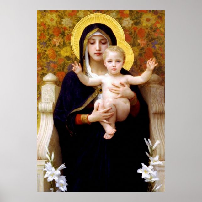 Mary & Baby Jesus Poster (Vorne)