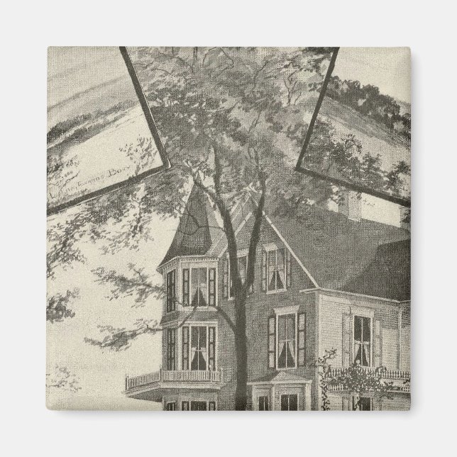 Mary Baker Eddy Residenz Magnet (Vorne)