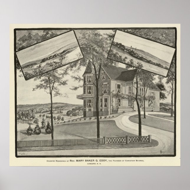 Mary Baker Eddy Residenz Poster (Vorne)