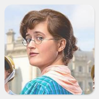 Mary Bennet  Quadratischer Aufkleber
