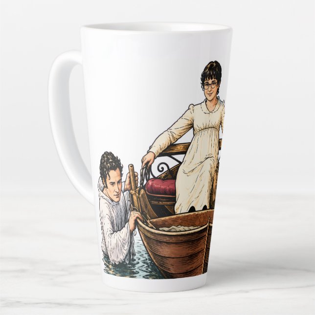 Mary Bennets ultimative Bootsfahrt Milchtasse (Linke Ecke)