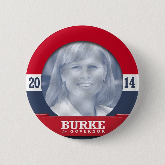 MARY BURKE CAMPAIGN BUTTON (Vorderseite)