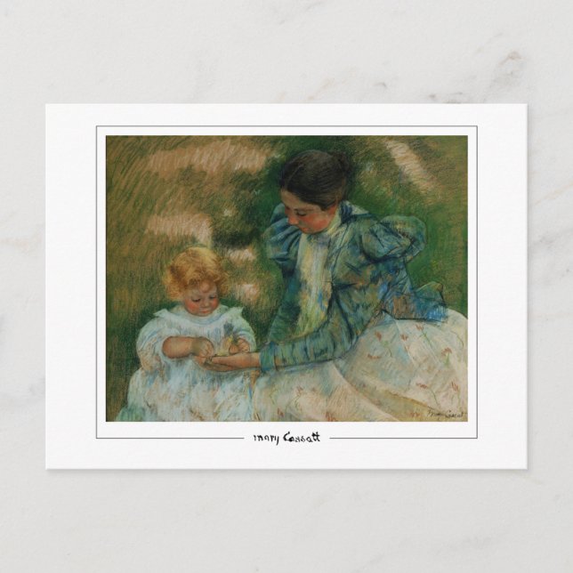 Mary Cassatt #295 - Fine Art Postcard Postkarte (Vorderseite)