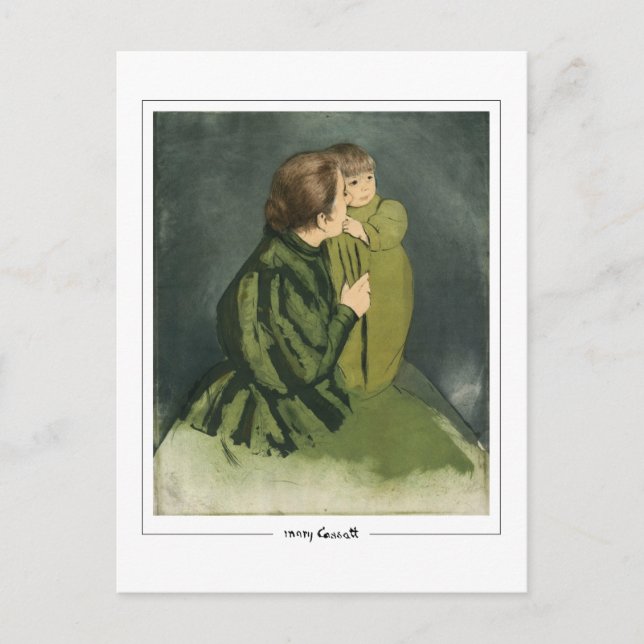 Mary Cassatt #329 - Fine Art Postcard Postkarte (Vorderseite)