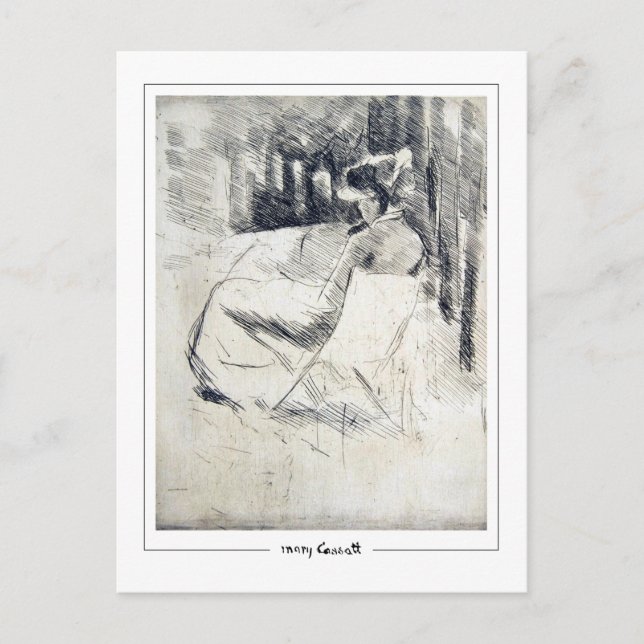 Mary Cassatt #81- - Fine Art Postcard Postkarte (Vorderseite)