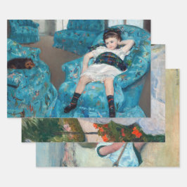 Mary Cassatt - Auswahl der Meisterwerke Geschenkpapier Set