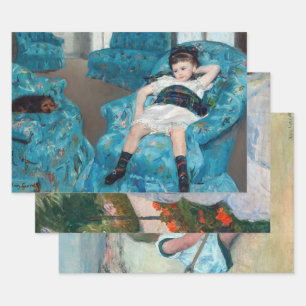 Mary Cassatt - Auswahl der Meisterwerke Geschenkpapier Set