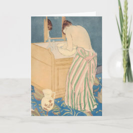 Mary Cassatt - Badegewässer für Frauen Karte
