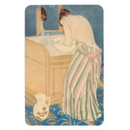 Mary Cassatt - Badegewässer für Frauen Magnet