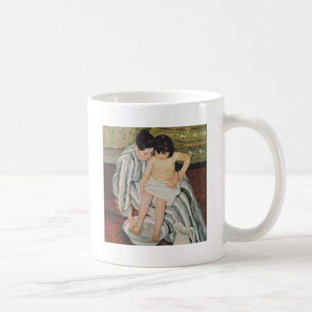 Mary Cassatt Child's Bath Painting Kaffeetasse (Rechts)