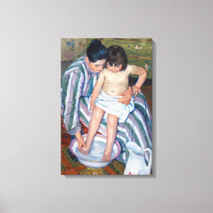 Mary Cassatt - Das Bad des Kindes / Das Bad Leinwanddruck
