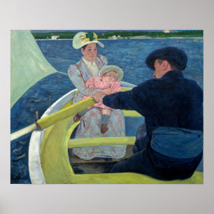 Mary Cassatt - Das Party für Boote Poster