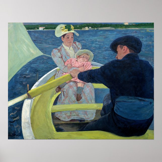 Mary Cassatt - Das Party für Boote Poster (Vorne)