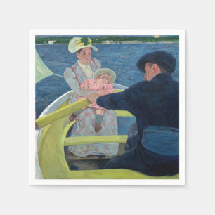Mary Cassatt - Das Segelboot Serviette