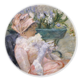 Mary Cassatt - Der Cup der Tee Keramikknauf