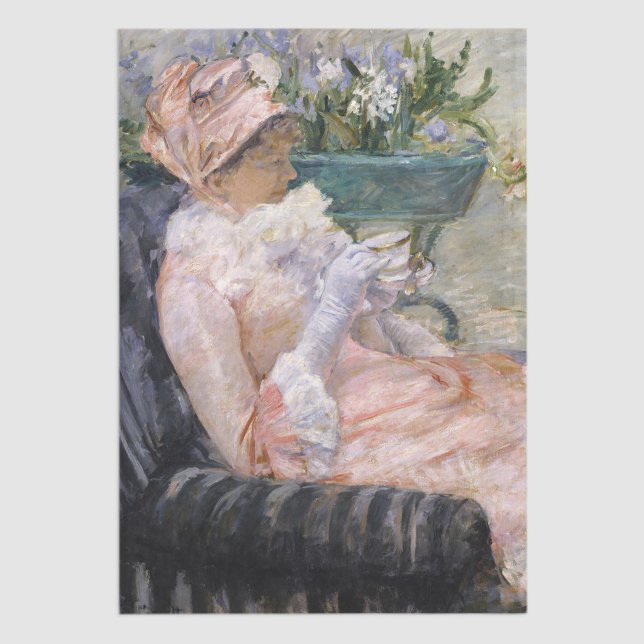 Mary Cassatt - Der Cup der Tee Seidenpapier (Von Creator hochgeladen)