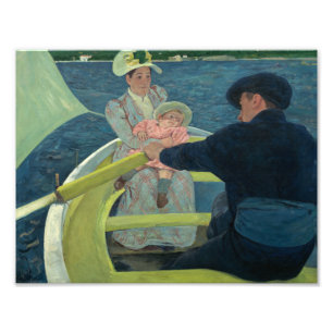 Mary Cassatt - Die Bootsfahrt Fotodruck