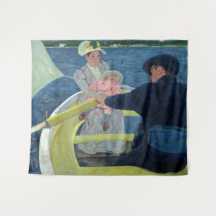Mary Cassatt - Die Bootsfahrt Wandteppich