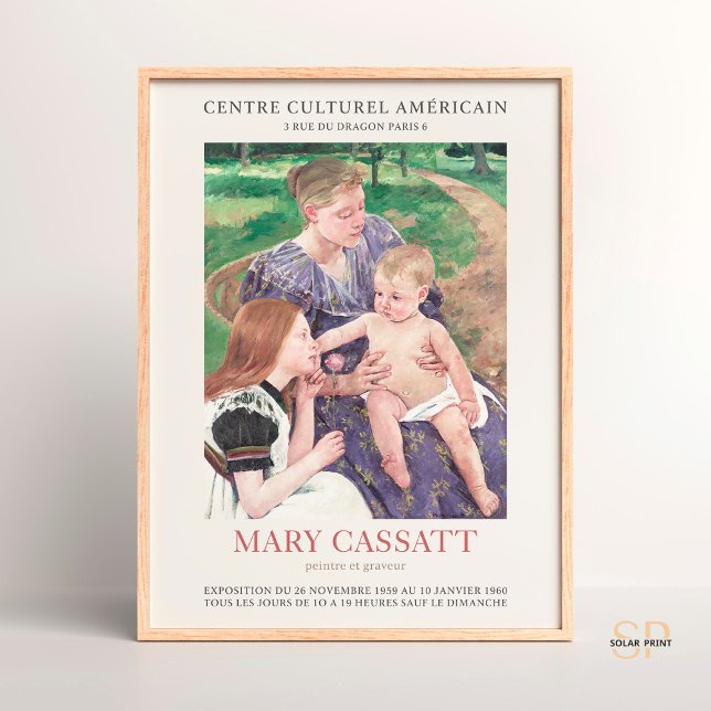 Mary Cassatt Die Gemälde der Familie drucken Poster (Von Creator hochgeladen)