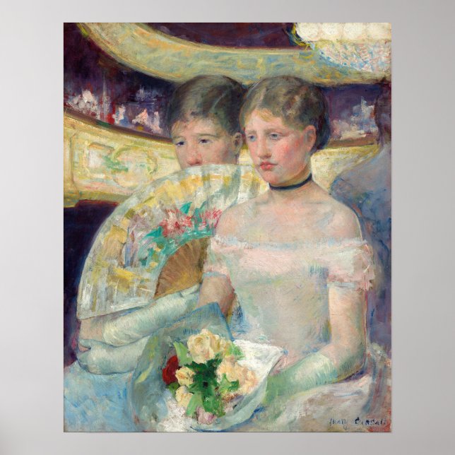 Mary Cassatt - Die Loge Poster (Vorne)