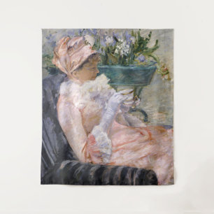 Mary Cassatt - Die Tasse Tee Wandteppich