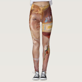 Mary Cassatt - Eine Frau mit Perlenschnur in einer Leggings
