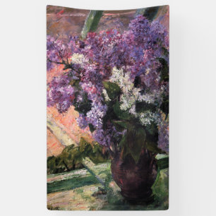 Mary Cassatt - Flieder in einem Fenster Banner