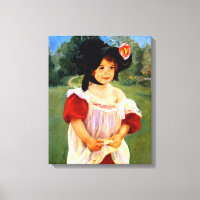 Mary Cassatt - Frühling, Margot Stehend in einem G