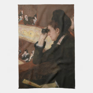 Mary Cassatt - In der Loge Geschirrtuch