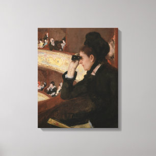 Mary Cassatt - In der Loge Leinwanddruck