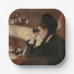 Mary Cassatt - In der Loge Pappteller