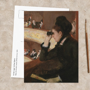 Mary Cassatt - In der Loge Postkarte