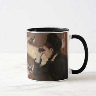 Mary Cassatt - In der Loge Tasse