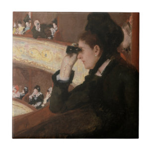 Mary Cassatt - In the Loge Fliese