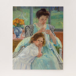 Mary Cassatt - Jungmütternähen