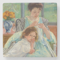 Mary Cassatt - Jungmütternähen