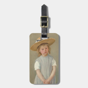 Mary Cassatt - Kind mit Strohhut Gepäckanhänger