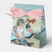 Mary Cassatt - Kinder, die am Strand spielen