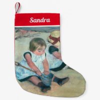 Mary Cassatt - Kinder, die am Strand spielen