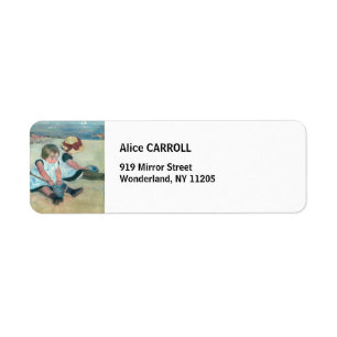 Mary Cassatt - Kinder spielen am Strand