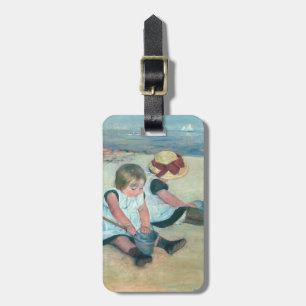 Mary Cassatt - Kinder spielen am Strand Gepäckanhänger