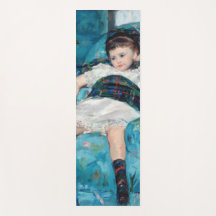 Mary Cassatt - Kleines Mädchen in einem blauen Ses