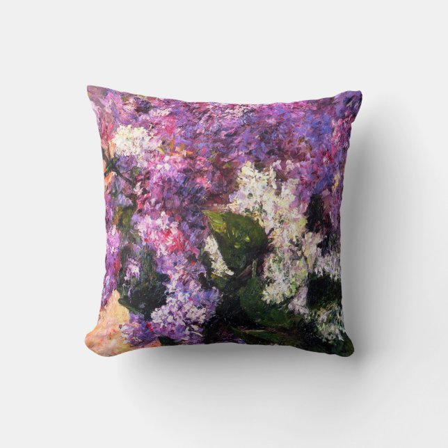 Mary Cassatt Lilacs Coussin (Recto)