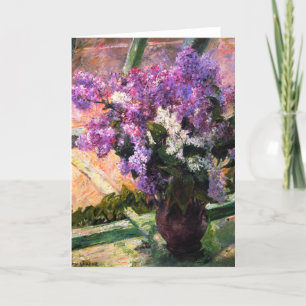 Mary Cassatt Lilacs Grußkarte Karte