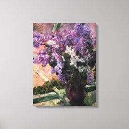 Mary Cassatt - Lilacs in einem Fenster Leinwanddruck