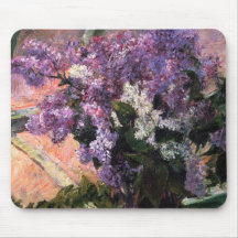 Mary Cassatt - Lilacs in einem Fenster