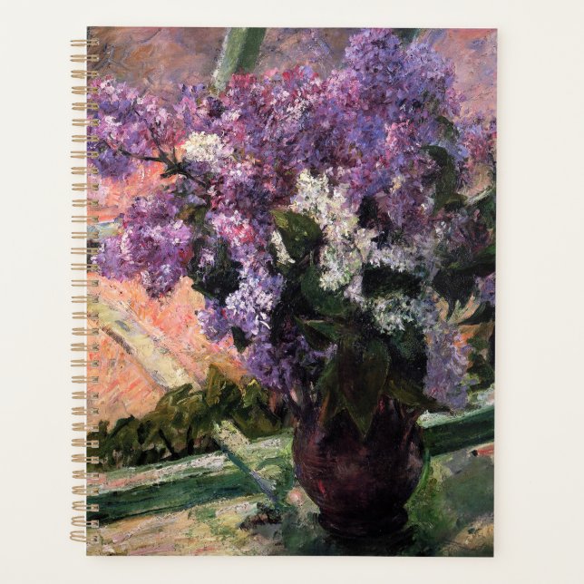 Mary Cassatt - Lilacs in einem Fenster Planer (Vorderseite)