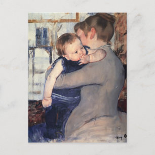 Mary Cassatt - Mutter und Kind Postkarte