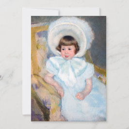 Mary Cassatt - Portrait Louise-Aurore Villeboeuf Dankeskarte